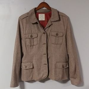 Relativity, lined wool jacket